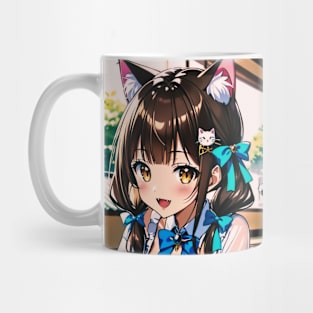 Kawaii Anime Maid Cat Girl 2 Mug